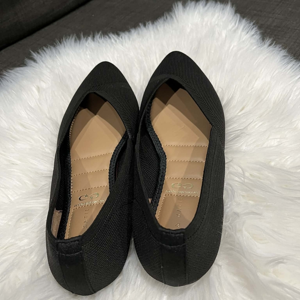 Kelly & Katie Black Flats New Whithout Label - Picture 2 of 8